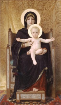 Madone assise Realism William Adolphe Bouguereau Oil Paintings